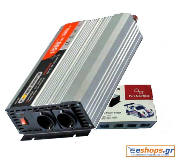 INVERTER ΚΑΘΑΡΟΥ ΗΜΙΤΟΝΟΥ 1500Watt 24V DC-Οικονομικός