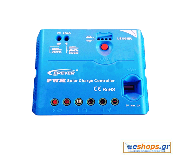 LS3024EU PWM ΡΥΘΜΙΣΤΗΣ ΦΟΡΤΙΣΗΣ EPSOLAR 30Α 12/24V