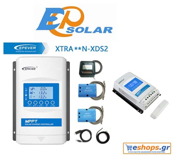 Ρυθμιστής φόρτισης MPPT ΜΠΠΤ EPSOLAR XTRA2210N XDS2-20a-Epever-PV