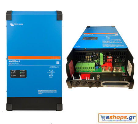 Victron MultiPlus-II 12/5000/220-50, μετατροπέα inverter 5000VA 12v με φορτιστή 220A και UPS mode. Τιμή, για φωτοβολταϊκά αυτόνομα συστήματα.